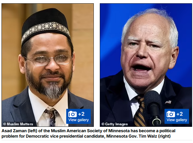 How Tim Walz praised Muslim ‘master teacher’ who promoted Hilter and refused to condemn the October 7 terrorist attack on Israel