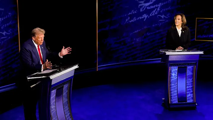 Trump, in California, rips Harris for giving ‘one of the dumbest answers’ at the presidential debate