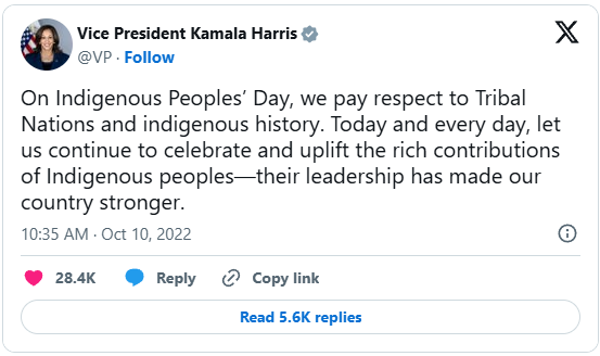 Trump camp rips Harris over unearthed comments on renaming Columbus Day: ‘Stereotypical leftist’